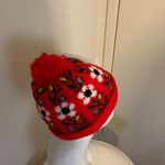Handmade Vintage retro 80s colorful knit winter hat. Photo 3