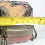 Mary Frances Women's Pink/Green Size Small Kitsch Beaded Clamshell Shoulder Bag Tan Photo 7
