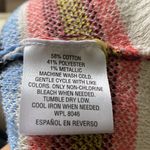 Maison Jules Heart Pullover Knitted Sweater Size Large Photo 13