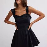 Free People  Midnight Magic Black Mini Dress Photo 1