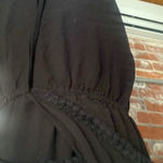 Xhilaration  Black V Neck Cinched Waist Pff The Shoulder Beach Coverup Size XS Photo 3