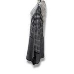 BCBGMAXAZRIA Monaco Size L Black White Houndstooth Sweater Dress Academia Photo 5