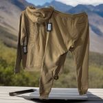 NWT Team Liquid Liquid Prestile Hoodie And Jogger Set Size S Heavy Weight Brown Photo 2