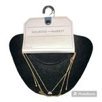 Melrose and Market Double Layered Gold Charm Necklace Photo 2