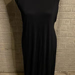 La Blanca  Black High Neck Racerback Bathing Suit Coverup Maxi Dress Size‎ M Photo 0