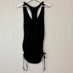 Xhilaration Women’s Team Bride Ruched Swim Cover Up Racerback Tank Black NWT Photo 6