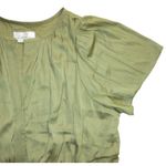 Anthropologie NWT by The Somerset Maxi in Green Lumensilk Satin Edition Dress S Photo 2