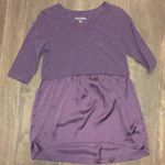 Soft Surroundings silky Odette plum high waist top Photo 0