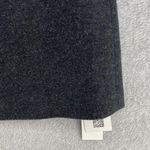 Blueluck Women's Shift Dress Sleeveless Solid Gray Size Small Wool Blend Photo 8