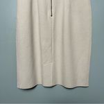 Lanvin River 2015 Cream Wool Blend Knit Crewneck Midi Sheath Dress Womens Size 8 Photo 5