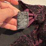 One 5 One  Maternity Pants Womens Large Purple Black Velvet Halloween Whimsigoth Photo 9