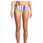 No Boundaries NoBo Neon Stripe Juniors Bikini L‎ Photo 1