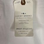 Lucky Brand NWT Lucky Brand Sweet Mid-Rise Straight White Jeans Sz 30 Photo 4