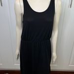 H&M Sleeveless Little Black Jersey Dress w/ Elastic around Waistline Large NWOT Photo 2