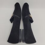 Brash  Block Heel Slip On Loafers Size 8.5 Black Photo 9