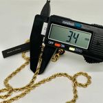 Anthony Jacobs stainless steel gold plated necklace, length 23” , new with tag Photo 3