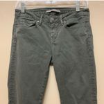 Vince  Olive Green Skinny Tencel Low Rise Jeans Sz 28 Photo 2