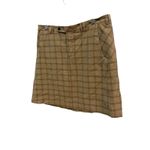 Mountain Hardwear  Skirt Womens 10 Brown Plaid Stretch Organic Cotton‎ Outdoor Photo 3