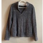 Hem & Thread  grey faux fur fuzzy jacket Photo 0