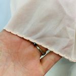 Bali Vintage  Half Slip Peach Nylon Lace Slit Size Small Photo 4