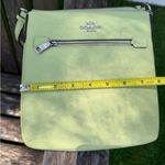 Coach CE871 Mini Rowan File Crossbody Bag Pale Lime Cross Grain Leather J Photo 10
