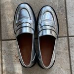 Madewell  The Vernon Leather Loafer Silver Photo 1