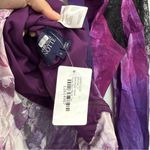 NWT Marchesa Notte Floral Bow Back Top Chiffon Long Sleeve V Photo 3