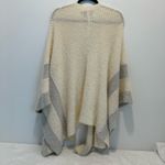 Anthropologie Saturday Sunday Striped Eyelash Shrug Sweater 0/S Gray Photo 6