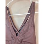 Victoria Sport  Mauve Laser-Cut Detail Strappy Back Sports Bra M Photo 1
