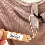 SKIMS NWT Cotton Ribbed Bodysuit in Umber Taupe Square neck sz XXS Photo 7