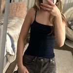 Free People  Jean Shorts Black Photo 0