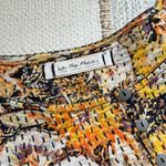 Free People We The Free Cool Meadow Midnight Combo Long Balloon Sleeves Boho Slouchy Top L Photo 6