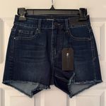 Black Pearl Denim Los Angeles Mia Dark Stone Women’s Blue Jean Shorts Size 3 Photo 1