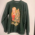 Dolly Parton Christmas Oh My Golly Have A Holly Sweater Medium Dolly Green Photo 0