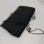 Jessica McClintock Vegan Crocodile Skin Leather Clutch Photo 4