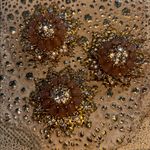 CARLOS FALCHI CREAM AND GOLD ANIMAL SKIN CROSSBODY ONE OF A KIND AND VINTAGE Photo 2