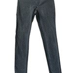 H&M  faded black with white polka dot stretchy pull on jeans women's size 12 Photo 0