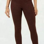 Hue Women’s  Tweed Knit High Waist Leggings Sangria Size Small NWT Photo 0