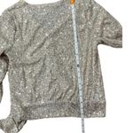 INC Silver Sequins Surplice Tie Photo 5