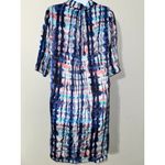 SITA MURT ANTHROPOLOGIE SATIN V NECK COLLARED POCKETS‎ DRESS EUC SIZE 4 Photo 3