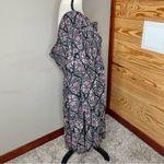 Torrid Mini Challis Off Shoulder Smock Skater Dress in Black Medallion Floral 4X Photo 2