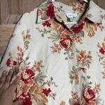 Coldwater Creek Vintage women’s Floral shirt button down size M Photo 2