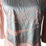 Mighty fine Coca-Cola 3/4 Sleeve Pink Scoop Neck Top Photo 43