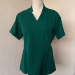 FIGS Hunter Green Inala Slim Scrub Top Photo 0