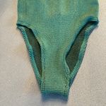 Bond eye Mara Low Back One Piece swimsuit, LAGOON LUREX, $180 Green Size undefined Photo 9