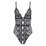 Adore Me  Rosie Crotchless Bodysuit Lingerie Black XL NWT IN PACKAGE Photo 3
