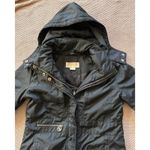 Michael Kors ‎ Women's Wind Breaker Hooded Trench Coat Drawstring Sz Xsmall Photo 3
