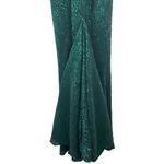 Abyss By Abby Boston Gown Green Sequins Off Shoulder Long Train Pageant Small S Photo 8