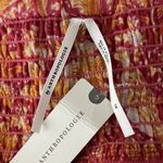 Anthropologie Anthropologoie Jumpsuit Women 1X Orange Harem Tropical Floral Birds Beach Cruise Photo 3