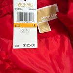 MICHAEL Michael Kors Crimson Red Quilted Vest Photo 2
